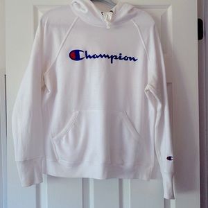 Champion White Hoodie